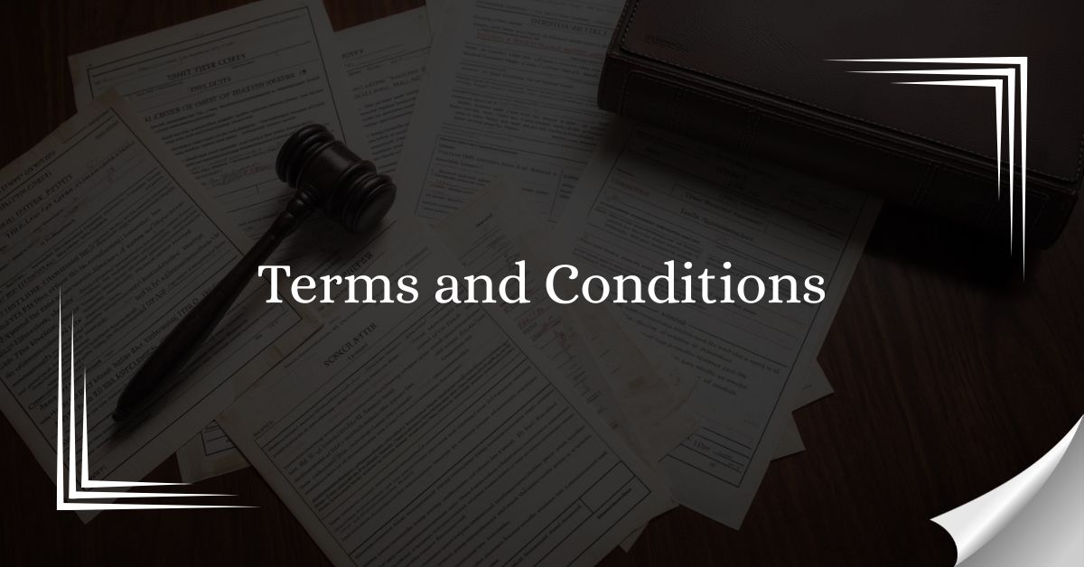 Terms and Conditions